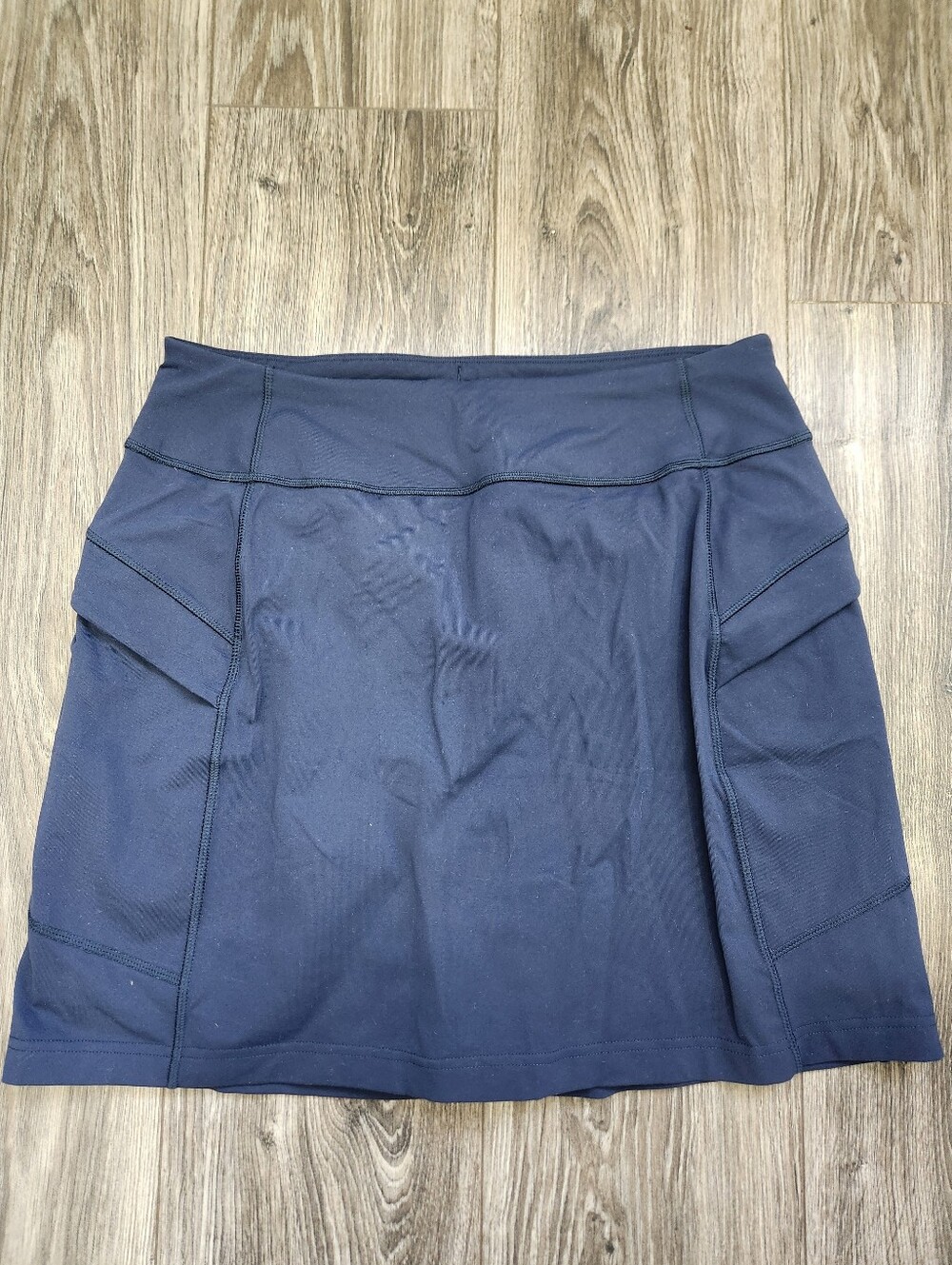 Duluth Trading Co Navy Blue Skort Pockets Shorts Size Medium Outdoor Hiking